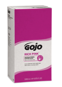 Hand Soap, GoJo Rich Pink Anti  Bacterial, 5000ml/Cartridge,