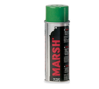MarshSpray Stencil Ink, Green,  12/cs, 11oz. can, 36cs/skid