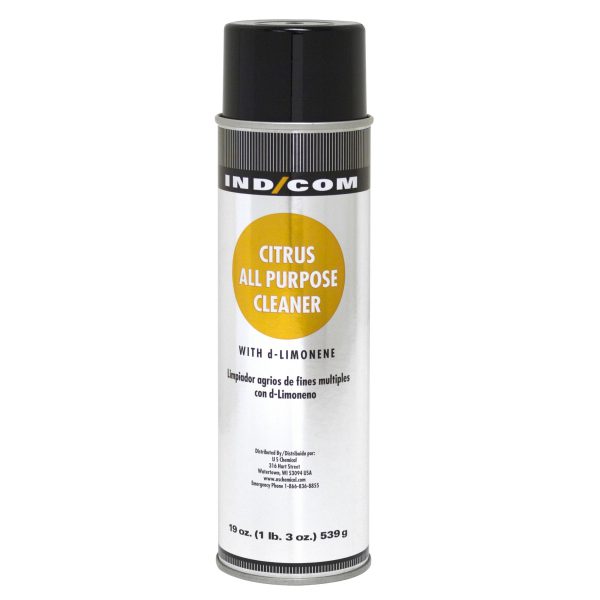 Citrus all-purpose cleaner
degreaser. 
6/19oz aerosol cans, Citrus
Scent ,Cling formula