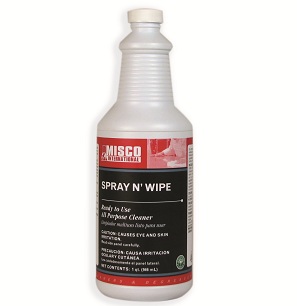 Cleaning, General, Foaming
Spray
&amp; Wipe, 12qt/Cs