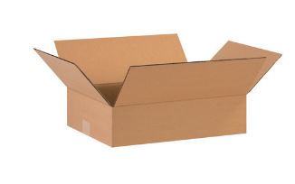 Box, 16X12X4, 200#, 32ECT, RSC Kraft, 25/Bundle, 375/Bale