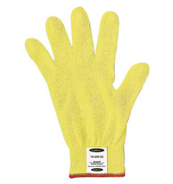 Gloves, Kevlar-Lined, Women&#39;s
Size 7, Ansell, Lightweight,
Ambidextrous, Cut Level 2
Resistant, Synthetic Fiber,
Yellow