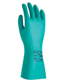 Glove, Nitrile, 37-185 Solvex  Green, Size 10, 22mil, 18