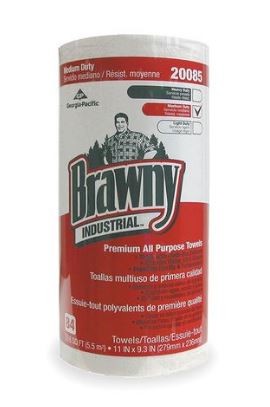 Towel, Household, Brawny, 11&quot;
x 9-5/16&quot;, 84 Sheets Per
Roll, 20/case 