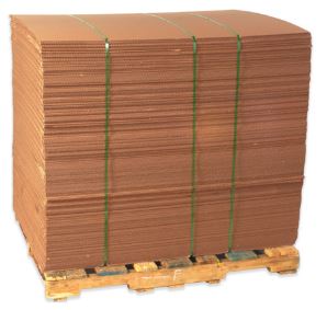 Corrugated Pad, 20&quot; x 30&quot;, 
kraft, 200#, 5/bndl, 500/bale