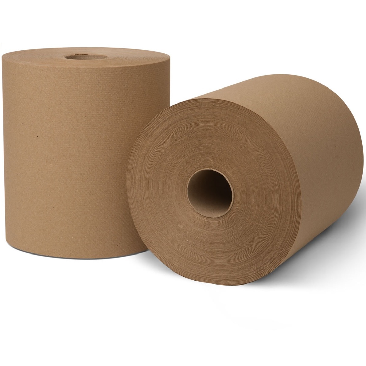 Towel,Roll, 8&quot;X 630&#39;, Natural EcoSoft, 100% Recycled, 6/Cs,