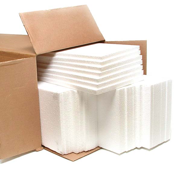 Styrofoam Spacer, 1&quot;x2&quot;x10&quot;, 1# EPS nominal