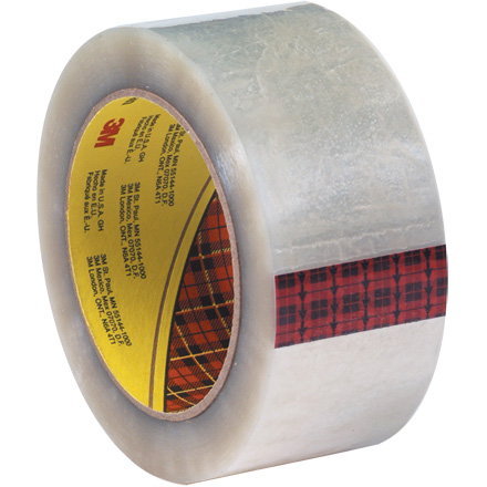 Tape, Carton Sealing, 2 x 55 yds, 3.5 mil, Clear, 3M #355,