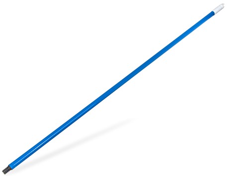 Handle, 48&quot; broom, Blue  Plastic coated metal, 3/4-5 