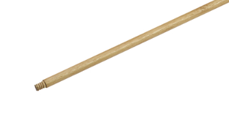 Handle, 60&quot;, Threaded wooden  handle 60&quot; long/15/16&quot; D, 