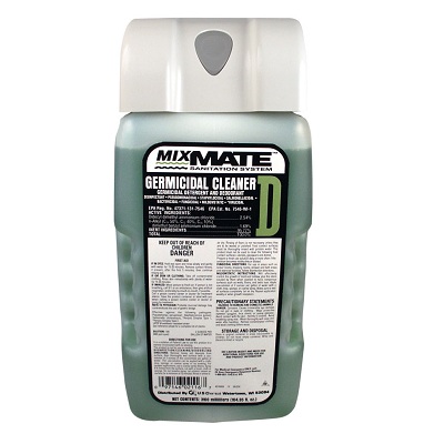 Cleaning, General, Germacidal
Cleaner,&quot;D&quot;Mixmate
2/3100ML Cartridge/Case