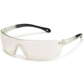 Safety Glasses, w/nose piece modern square wraparound,10/bx