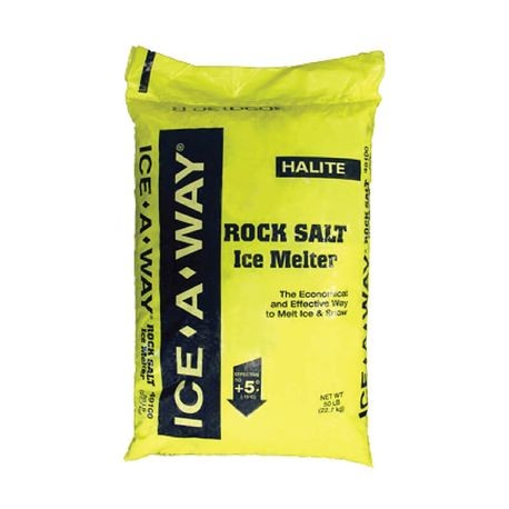 Salt, Rock, North American (brand) 50# bags, 49 bags per