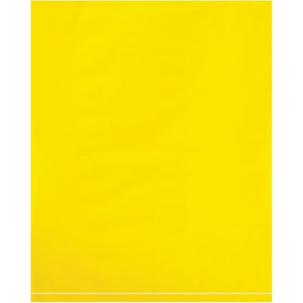 Poly Bag,38x60, .006mil,yellow opq.,printed
