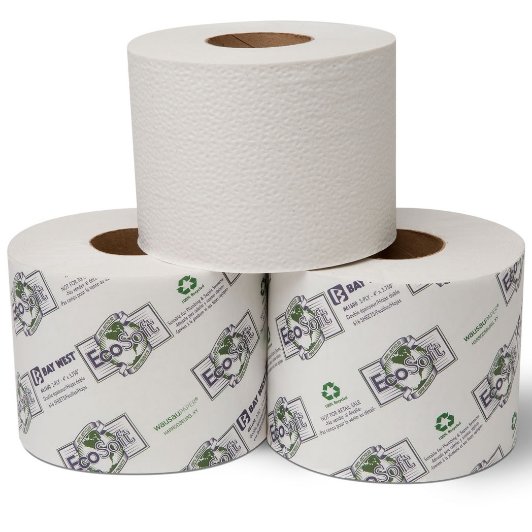 Tissue,Bath,2 Ply, 616 Shts/Roll, 48 Roll/Cs,Tork