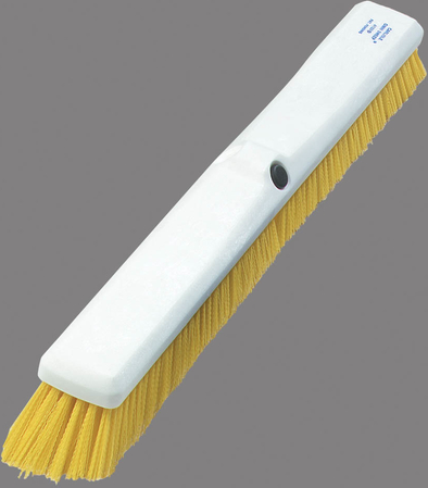 Broom, 18&quot;, yellow  omni floor
sweep, synthetic bristle,
plastic block, 12/cs