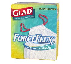 Liner, Can, Clorox Glad Forceflex, 13 Gal,