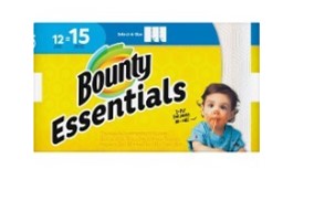Bounty Essentials Paper Towels 
83 Sheets Per Roll 2-Ply White 
12 / cs