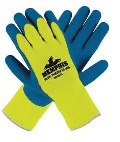Glove, Kevlar, HI-Vis Yellow 
Flex
Therm, Dipped Blue Textured
Palm/Fingers-XL/Dozen