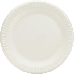 Plates, Foam, 9&quot;, Dart, White 500/Case