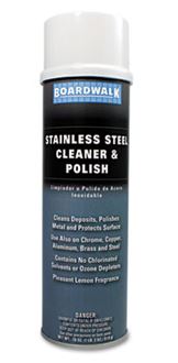 Cleaner, stainless steel cleaner and polish,