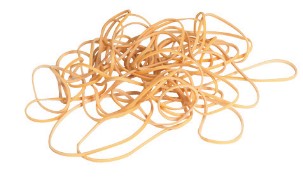 Rubber Band, Size #19, 1/16 x  3-1/2, 12,400/cs