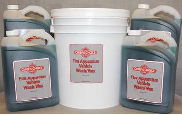 Cleaning, General, Chief&#39;s
Choice Fire Apparatus
Wash/Wax, 5 Gal/Pail