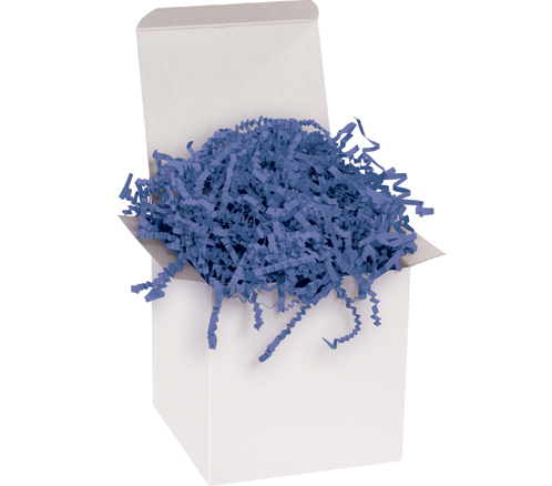 Loose Fill, Crinkle Paper, 10 lb Cartons, Navy Blue
