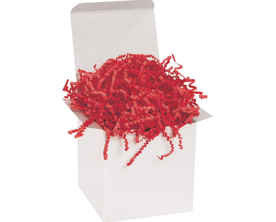 Loose Fill, Crinkle Paper, 10 lb Cartons, Red