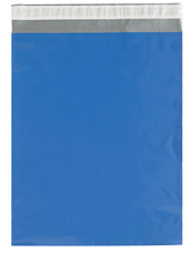 Mailer, Poly, 14 1/2&quot; x 19&quot;, 2.5 mil, Self-Seal, Blue,