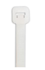 Cable Tie, 8&quot;, 50# Natural, 
Clear, 1000/cs