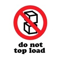 Label,3x4,Do not top load w/picture 500/RL,200/skid