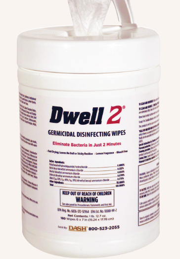 Disinfectant, Sanitizing
Wipes, 180 Count
Canister, 12 Canisters Per
Case