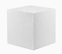 Foam Block, 4x4x4 1# EPS 432/case