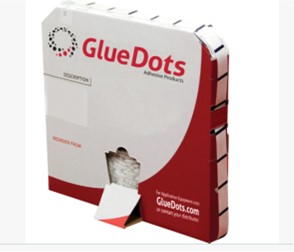 Glue Dots, 1/2&quot;,super high
tack, medium profile, 2000 per
roll