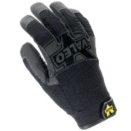 Glove, Leather, Mechanics,  Black,