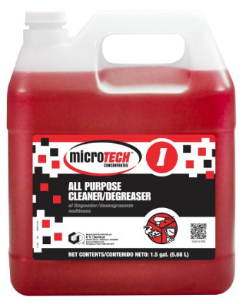 MicroTECH, All Purpose, Cleaner/Degreaser, 1/1.5gal