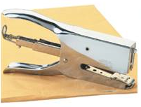 Stapler, Hand, Manual Steel  Plier Type, holds 1/4&quot; or 