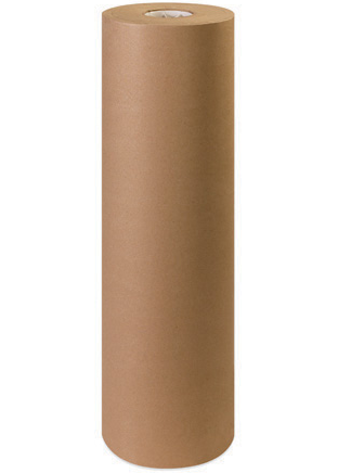 Kraft Paper, 30&quot; x 720&#39;, 50
lbs Basis Weight, Recycled,
30 lbs/roll 