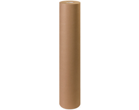 Kraft Paper, 48&quot; x 900&#39;, 40
lbs Basis Weight, Recycled,
48 lbs/roll, 25 rls/skd