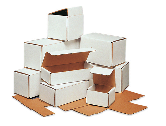 Box,10x4x4,white,Mailer, 50/bndl