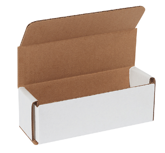 In-Lock Mailer, 6x2x2&quot; White  Mailer, 50/Bundle