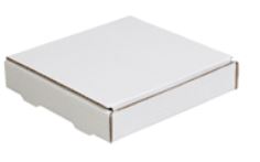 In-Lock Mailer, 6&quot;x6&quot;x1.25&quot; ID, White Out/Kraft In,