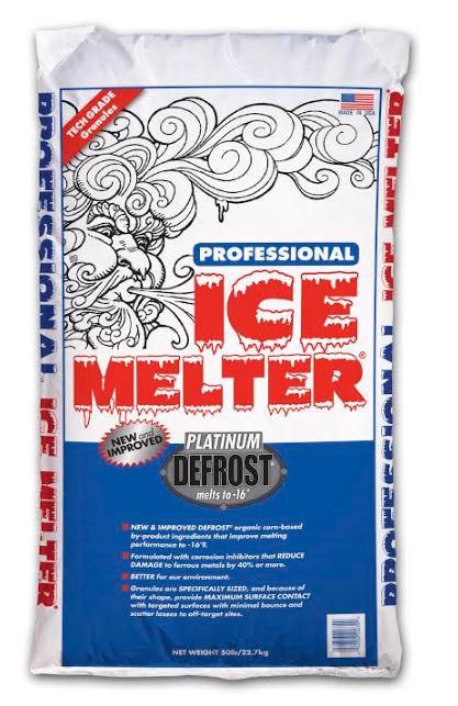 Ice Melt,Crystal 50# Bag,
Meltall, Environmentally
Friendly, Reduced Corrosion
Formula, Blue, 50 Bags/Pallet