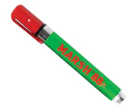 Marsh 88fx Metal Paint Marker,  Red, 12/case