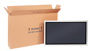 BOX 22X6X16 44ECT FOL FLAT  PANEL TV BOX 5/BNDL