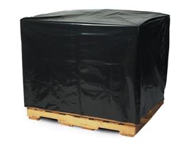 Pallet Cover, Black Opaque, 52x44x60, 3mil, 50/case