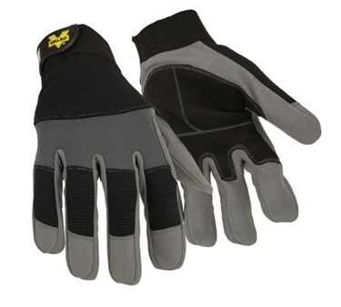 Glove, Black/Grey VALEO-V140  Neoprene and Synthetic 