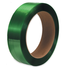 Polyester Strapping - Smooth Green 1/2&quot; x 3250&#39; - 16 x 3&quot;