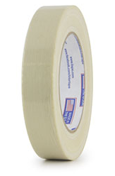 Tape, Filament, 2&quot; x 60 yds, Poly Film Backed, Medium